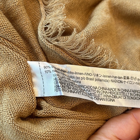 ZARA linen poncho/kaftan dress size extra small/small - Picture 12 of 12